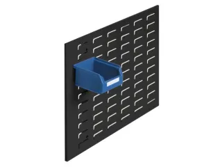 Gesleufde Plaat Staal Hxb 450x1000mm Liggend Ral 9005 Gitzwart - 2