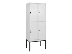 dubbeldekse locker,HxBxD 2120x800x500mm,2x2vak.,vak B 400mm