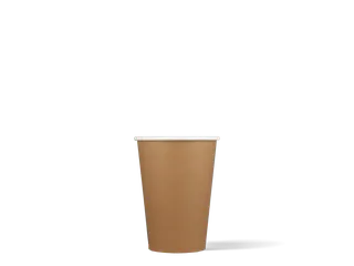 Koffiebeker Karton Kraft Bruin 180ml PE coating 100 Stuks - 1
