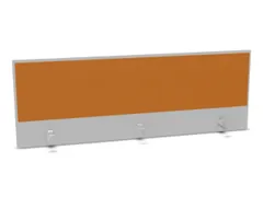 opzetpaneel bureau aanbouw achter MP-lichtgrijs BN3005-geel 1600mm