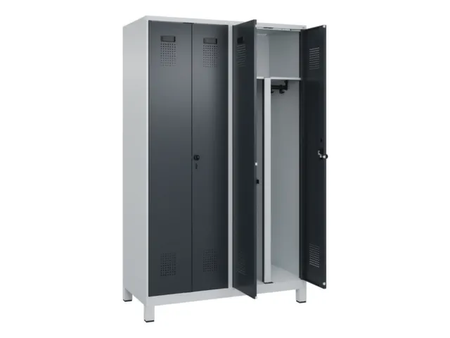 PBM-locker,HxBxD 1950x1200x500mm,4vak,vak B 300mm,draaigrendel