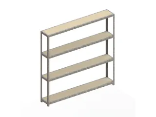 breedvakstelling,grondveld,HxBxD 2470x2504x400mm,vakl. 400kg - 1