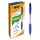 Balpen Bic Atlantis classic grip clic medium blauw