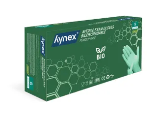 Handschoen Hynex nitril Bio S groen 3.5gr 100 stuks - 3
