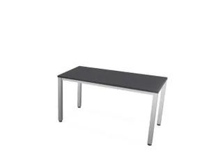 vergadertafel,HxBxD 740x1400x700mm,rechthoekig,CC-zwart - 1