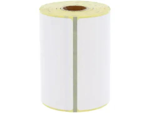 Neutral TTR Labels 101,6x152,4mm 320 stuks per rol 40mm kern