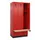 locker met bank,HxBxD 1950x900x815mm,3vak,vak B 300mm,cilinderslot
