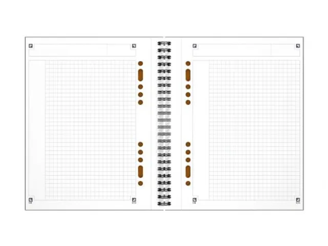 Spiraalblok Oxford International Notebook A5+ ruit 5mm