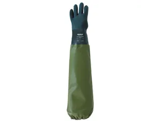 PVC groen plukhandschoen links - 10 - 1