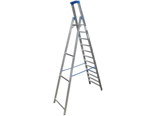 Ladder Aluminium Bordes H 2 80M 12Treden Incl. Bordes - 3