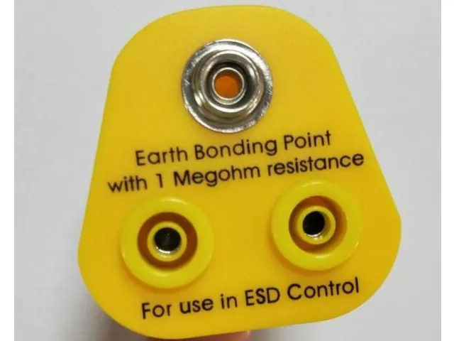 ESD aardingsstekker,v. antivermoeidheidsmat,aansluiting persverbinding