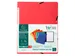 Elastomap zonder klep glanskarton 355gm² - A4-Rood