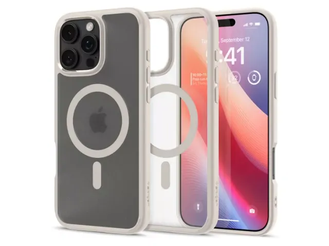 Coque Spigen Ultra Hybrid MagSafe pour iPhone 16 Pro Max titane