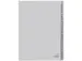 Intercal. a touches numerotees ECO Kangaro A4 gris carton 180gr 4 perf