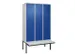 locker voor scheiding van kleding,HxBxD 2120x1200x815mm,3vak