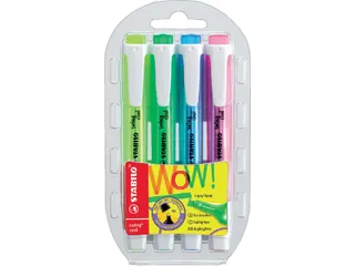 Markeerstift Stabilo Swing Cool Assorti 4 Stuks - 1