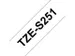Tze Labeltapes P-touch Zwart Op Wit Tze-s251 24mm