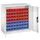 Stellingkast Staalplaat 1000x1000x420mm 6 Legborden 63 Magazijnbakken