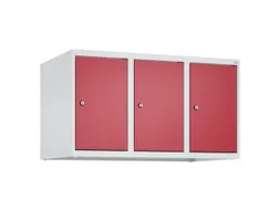 opzetkast,v. locker,3vak.,vak B 300mm,HxBxD 500x900x500mm,vleugeldeur