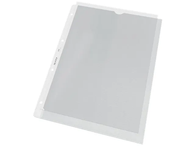 Pochette Leitz 4780 4 Perf Pp 0.13mm Grainé 2 Côtés Ouverts