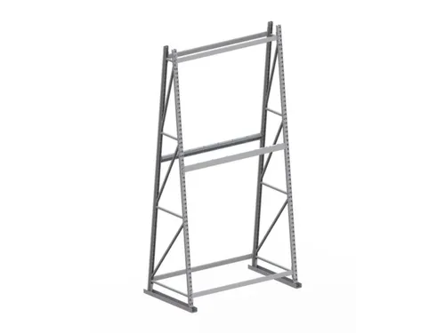 magazijnrek voor profielen,grondveld,tweezijdig,HxBxD 3000x1400x800mm