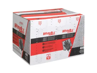 WypAll 7569 doek Forcemax 1-laags grijs ¼-vouw - 1