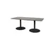 Table De Réunion Linesto Hauteur Fixe 200x100cm Chêne Logan - Noir