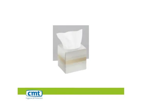 CMT Facial Tissue Cube cellulose 3-laags wit 30x60 Stuks