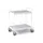 Tafelwagen Draagverm. 150kg Laadvl. Lxb 785x420mm 2 Etages Puurwit