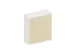 Schuifdeurkast 1150x1000x430mm Romp Wit Decor Front Esdoorn