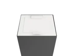 V-Part Top met klepdeksel voor Modulaire Afvalbak 85 en 90 L Wit