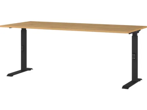 In hoogte verstelbaar bureau,HxBxD 680-910x1800x800mm