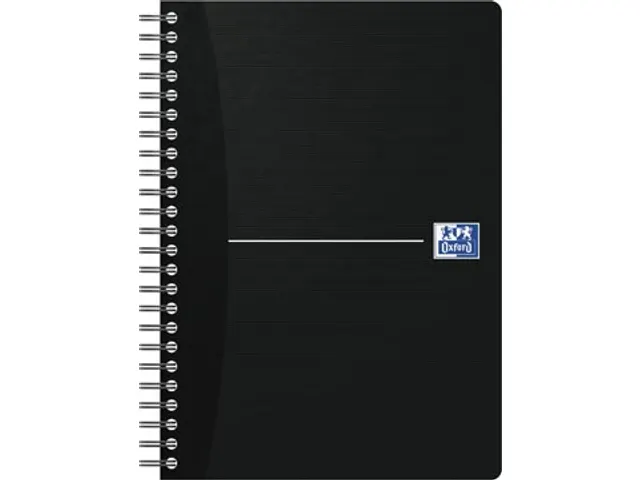 Office Essential spiraalschrift A5 gelijnd zwart