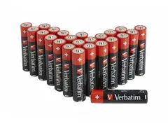 49504 VERBATIM AAA alkaline batterijen 24 Stuks