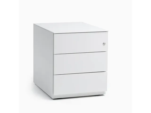 Note Verrijdbaar Ladeblok 3laden A6 Krijtwit