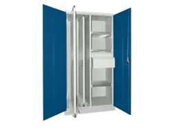 verticale kast,HxBxD 1950x1000x600mm,RAL7035,front RAL5010
