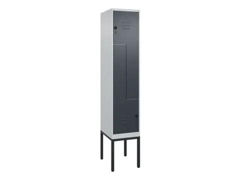 armoire vestiaire Z HxlxP 2120x400x500mm larg. compart. 200/400mm