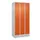 Z-garderobekast,HxBxD 1950x900x500mm,vak B 150/300mm,cil.-slot,sokkel