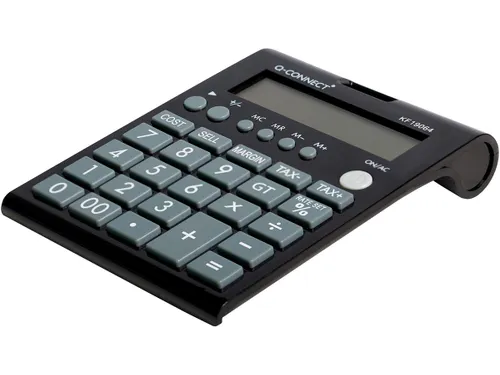 Q-CONNECT bureaurekenmachine KF19064 12 cijfers Zwart