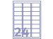Adresetiket Avery J8159-10 63.5x33.9mm Wit 240 Stuks - 1