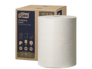 Reinigingsdoek Tork W1-W2-W3 Premium 1-laags 450 vel wit 197270 - 1