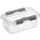 Q-line opbergbox 0,5L transparant grijs - 15x10x6,3cm