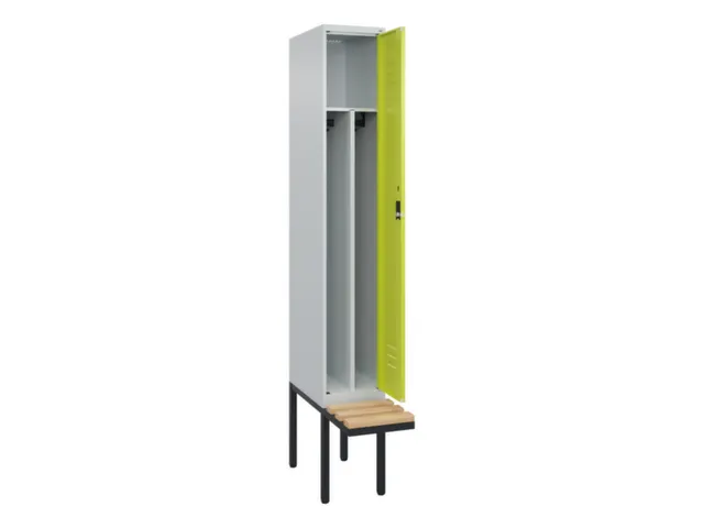 locker voor scheiding van kleding,HxBxD 2120x300x815mm,1vak