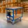 Elektrische tafelwagen,draagverm. 500kg,2xhouten plaat