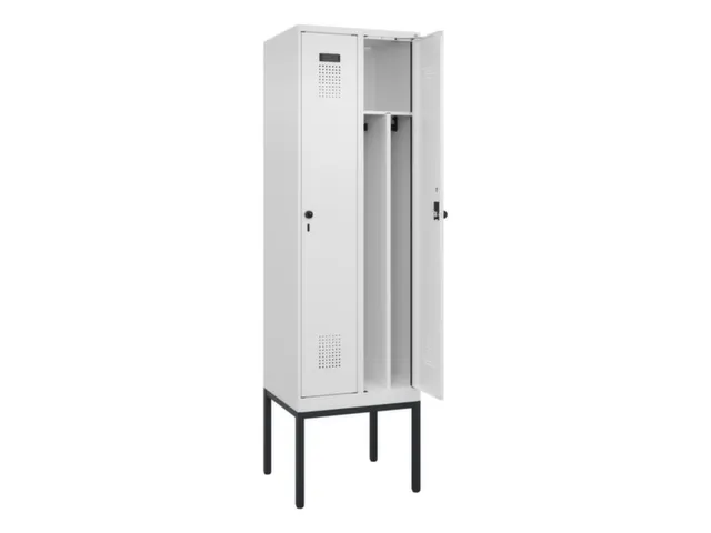 locker voor scheiding van kleding,HxBxD 2120x600x500mm,2vak