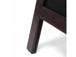 Krijtstoepbord Classic 55x85cm Donkerbruin - 4