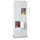 lockerkast,HxBxD 1850x600x500mm,2x5vakken,RAL7035,front RAL5012