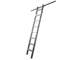 Stellingladder Aluminium 4Haken 8Treden Boom L 2.20M - 1