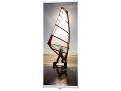 Roll-Banner Evolution 150x160-220cm 1 Voet Zilver