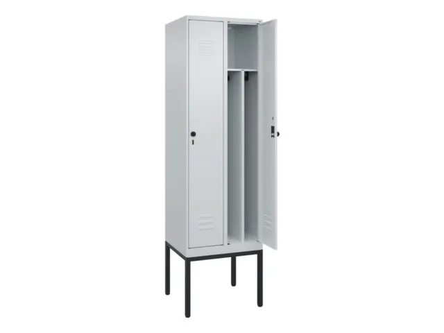 locker voor scheiding van kleding,HxBxD 2120x600x500mm,2vak
